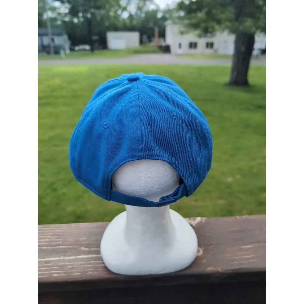 Air Jordan Hat Men Blue Metal Logo Jumpman Snap Back Cap‎